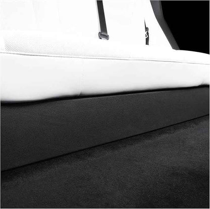 LUCKEASY 7PCS for Tesla Model 3 Highland 2026 2025 2024 Front Rear Door Threshold Strip Center Console Lower 2nd Row Seat Lower Protector Anti-dust Pads TPE for Tesla Model 3 Accessories Black