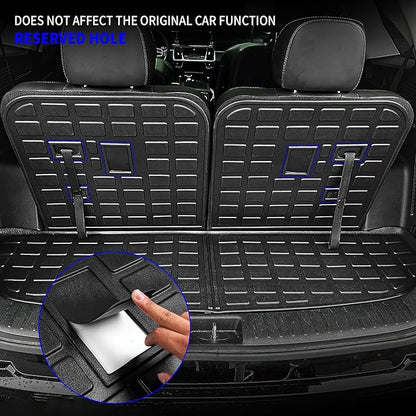 Rongtaod Cargo Mat Compatible with 2021-2025 2026 Kia Sorento Cargo Liner Trunk Mat TPE All Weather Back Seat Cover Protector 2024 Sorento Accessories (Trunk Mat with Backrest Mat)