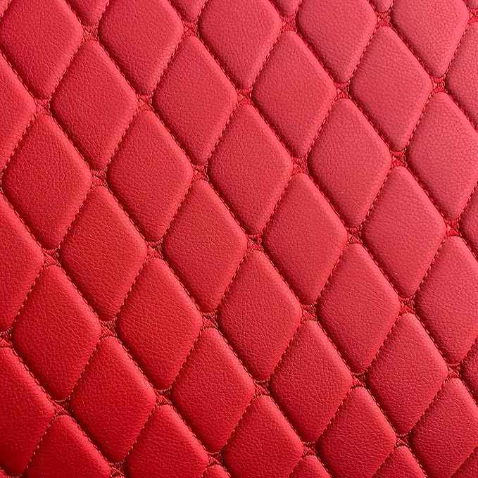 Custom Making Car Floor Mats Compatible with Audi BMW Mercedes-Benz Toyota Lexus Honda Infiniti Nissan Hyundai Kia All Models 2005-2026 (Red)