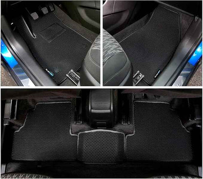 CLIM ART All-Weather Car Floor Mats Compatible with Chevrolet (Chevy) Trax 2014-2022, Custom-Fit Heavy-Duty Floor Liners for Cars & SUVs, Car Accessories for Men & Women, Black - FL011515084