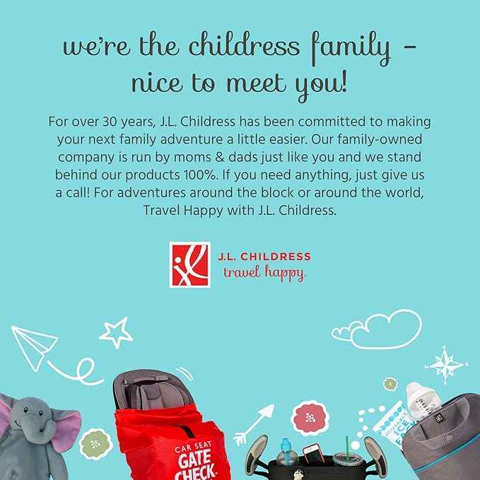 J.L. Childress Backseat Butler Car Seat Organizer for Kids - Essential Car Ride Accessories for Travel & Road Trips, Storage Organization for Front, Back, & Passenger Seats, 10 Pockets - Black