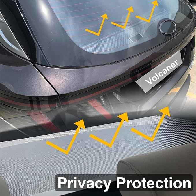 Cargo Cover for Hyundai Tucson 2026 2025 Accessories 2024 2023 2022(Canvas),Retractable Trunk Cover Organizer Security Shielding Shade Tonneau Cover for Hyundai Tucson Accessories