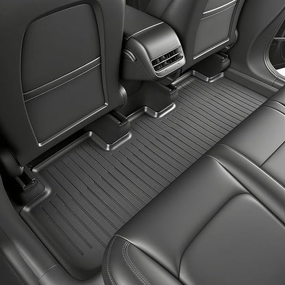 SUPER LINER Floor Mats for 2024-2025 2026 Tesla Model 3 Highland | 6-Piece Set Extra-Thick TPE All-Weather Floor & Cargo Liners | Pet & Child-Friendly Custom Fit Interior Accessories