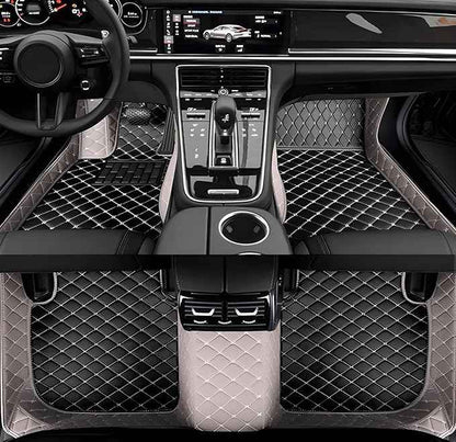 SARAHS Customized car Floor mats -Suitable for 99% of Cars, SUVs, and Trucks - car Pads to Protect Vehicle Interior Floor Accessories (Grey and Black)