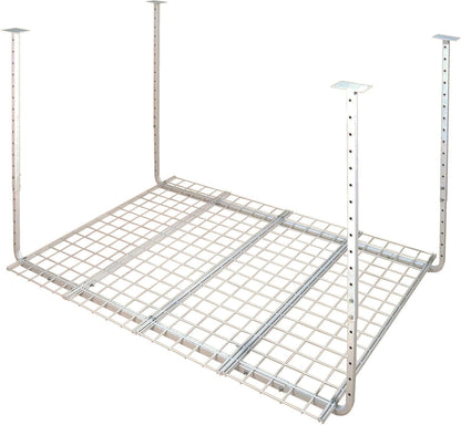 Ceiling Mounted Adjustable Shelf in White