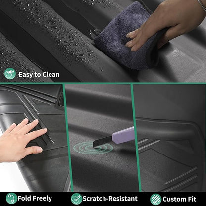 Original 2017-2022 CR-V Cargo Liner for Honda CRV (Not for Hybrid) - Custom Fit TPE Trunk Mat Accessories - All Weather Rubber Cargo Mat for Honda CRV 2017-2022(Upper Position)