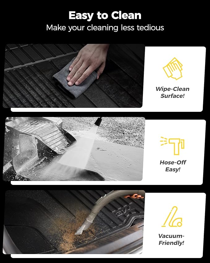 3W Cargo Liner & Seatback Mats Compatible with 2021-2025 2026 Jeep Grand Cherokee L 6&7 Seats All-Weather Protection TPE Cargo Mats for Grand Cherokee L Heavy Duty Car Accessories