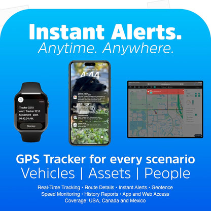 Optimus Wired GPS Tracker for Vehicles - Easy Installation on Car's Battery - Low Cost Subscription Plan Options