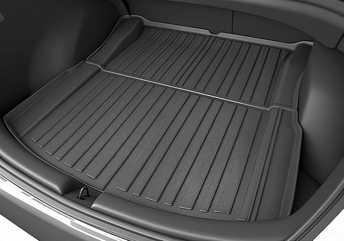SUPER LINER Floor Mats for 2024-2025 2026 Tesla Model 3 Highland | 6-Piece Set Extra-Thick TPE All-Weather Floor & Cargo Liners | Pet & Child-Friendly Custom Fit Interior Accessories