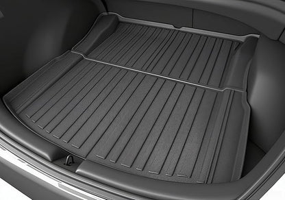 SUPER LINER Floor Mats for 2024-2025 2026 Tesla Model 3 Highland | 6-Piece Set Extra-Thick TPE All-Weather Floor & Cargo Liners | Pet & Child-Friendly Custom Fit Interior Accessories