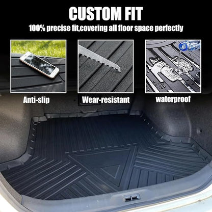 Trunk Mat Compatible with 2019-2026 Nissan Altima Cargo Liner TPE Waterproof Cargo Mat Replacement for 2021 2022 2023 2024 2025 2026 Altima Accessories