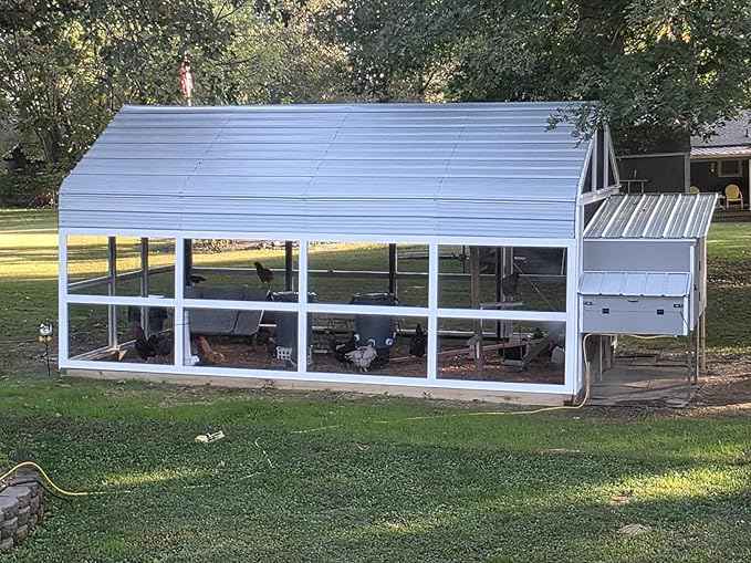 GarveeLife 13x26x11 Ft Oversized Metal Carport, Steel Heavy Duty Car Ports for All-Weather, Tall Carport for Full-Size Pickup Trucks, Boats, and Tractors