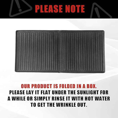 BestEvMod for Rivian R1S All Weather Trunk Mat Protection Accessories, 3D Cargo Liner TPE Material Compatible with Rivian R1S 2022-2025 2026 Interior Accessories