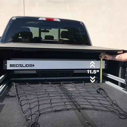 Bedslide Bedbin Upper Tray Truck Bed Organizer, Storage Attachment, Additional 16x58 Inches of Space for Organization, Black