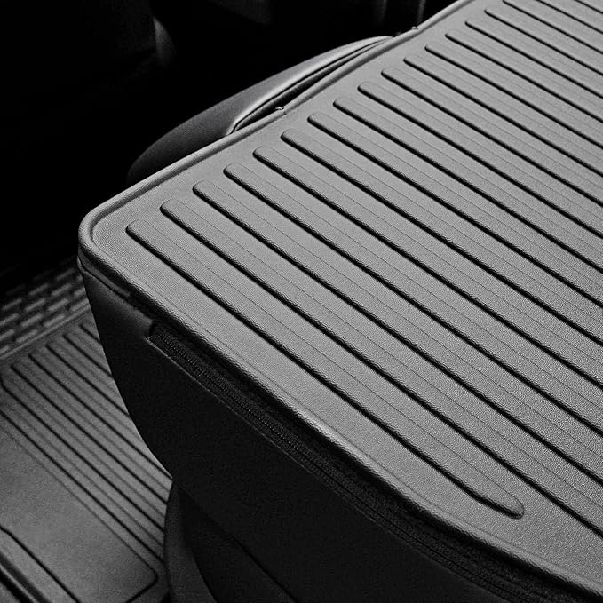 Kick Mats for 2024 2025 2026 Lexus TX 350 with 2nd Row Bench Seat, All Weather TPE Interior 7 Seats Backrest Mats Seat Back Covers Protector Car Mat Accessories for TX350 (2nd Row Kick Mats)