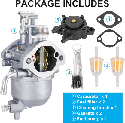Carburetor Compatible with Engine E-Z-GO RXV, 2010-2014 Valor ST 400 MPT 800 Refresher 1200 Cushman 280 Commander 2200 Bellhop, 2010-2015 TXT, Carburetor for 13HP FJ400D Engine Motor Golf Cart