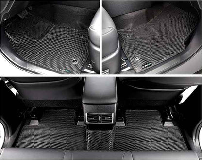 CLIM ART All-Weather Car Floor Mats Compatible with Lexus NX 2015-2021, Custom-Fit Heavy-Duty Floor Liners for Cars & SUVs, Car Accessories for Men & Women, Black - FL011515161