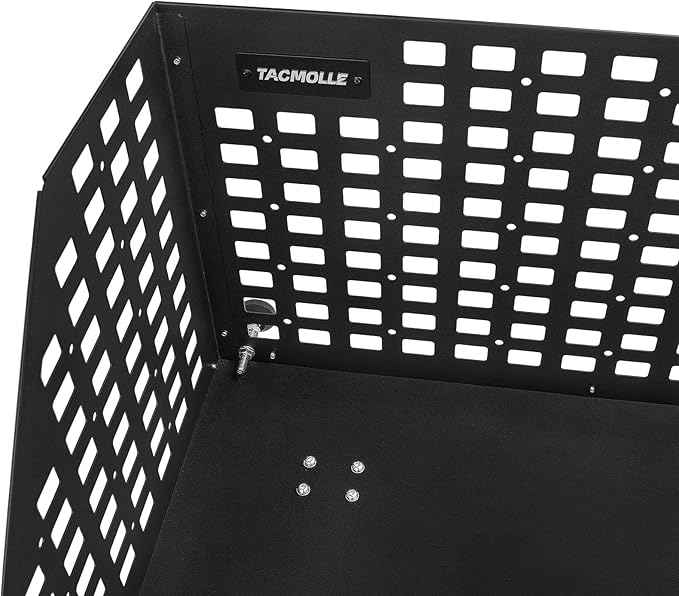 Truck Bed Organizer – MOLLE Panel Sliding Cargo Tray, Truck Bed Storage for MOLLE Accessories, Compatible with Ford F150 F250 F350 2015–2024