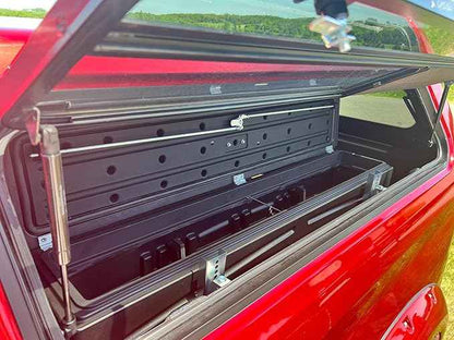 DU-HA DuHa 70801 Side Toolbox and Gear Storage Humpstor | Lockable Lid fits Under Most Tonneau Covers | Black Heavy-Duty Truck Bed Multifunctional Organizer | Enhanced Security | Proudly Made in USA