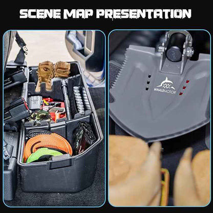 Underseat Storage Compatible with Ford F150(2015-2026)&Super Duty(2017-2026) SuperCrew/Crew Cab, Upgraded Rear Under Seat Organizer Cargo Box for F-150 F250 F350 F450 F550