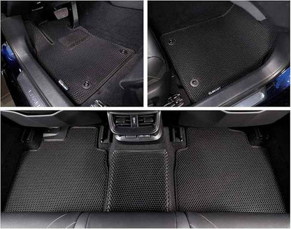 CLIM ART All-Weather Car Floor Mats Compatible with Lexus ES 2019-2026, Custom-Fit Heavy-Duty Floor Liners for Cars & SUVs, Car Accessories for Men & Women, Black - FL011519179