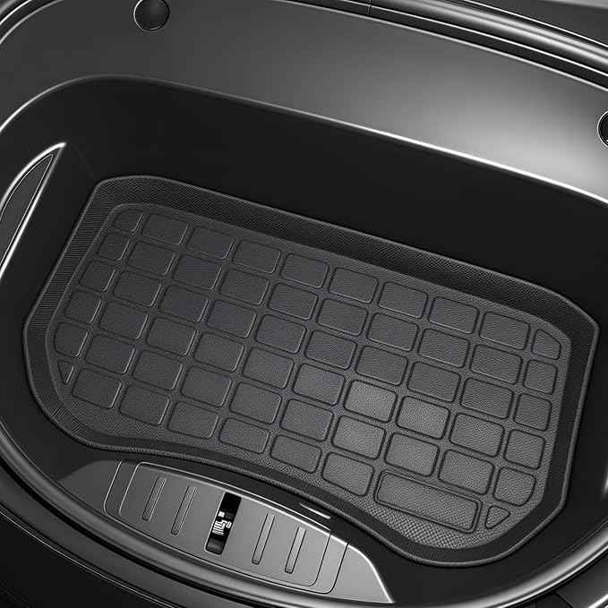 SUPER LINER 2021-2023 Tesla Model 3 Floor Mats | 6-Piece Set Extra-Thick TPE All-Weather Floor & Cargo Liners | Pet & Child-Friendly Custom Fit Interior Accessories