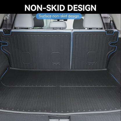Cargo Mat Combo Set for Nissan Rogue 2021-2026 (Not for Rogue Sport) All Weather Trunk Liner and Seat Back Protectors Upgrade Cargo Accessories