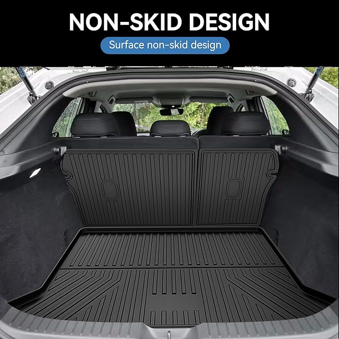 Truck Mat & Rear Backrest Mat fit for Mazda CX-30 2020-2026 Cargo Liners All Weather Anti-Slip Split Dog Liner CX30 Accessories (Cargo Liner +Backrest Mats)