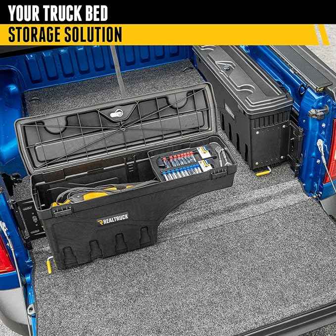 RealTruck UnderCover SwingCase Truck Bed Storage Box | SC200D | Fits 1999 - 2016 Ford F-250/350 Super Duty Drivers Side