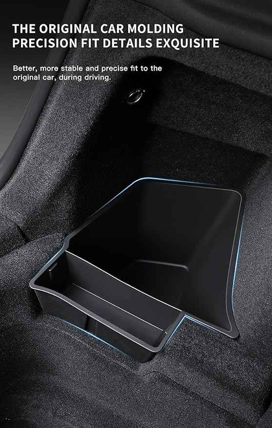 2PCS for 2025 2026 Tesla Model Y Juniper Trunk Organizer Trunk Storage Bins with Lid TPE Waterproof Trunk Storage Box for Model Y Juniper Interior Accessories
