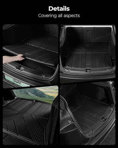 3W Seat Back Mats & Cargo Liner for 2025 2026 Chevrolet Chevy Equinox/GMC Terrain (Not for Equinox EV), All Weather TPE Custom Fit Floor Mats, Car Mats Full Set for Equinox/Terrain