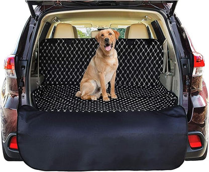 Pawple Cargo Liner Cover for SUVs and Cars, Waterproof Material, Non Slip Backing, Extra Bumper Flap Protector, Large Size - Universal Fit