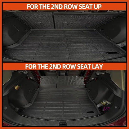 Custom Fit Floor Mats for Jeep Cherokee 2026, All Weather TPE Floor Liners with Trunk Mat & Backrest Protectors, Odorless Full Set Interior Accessories