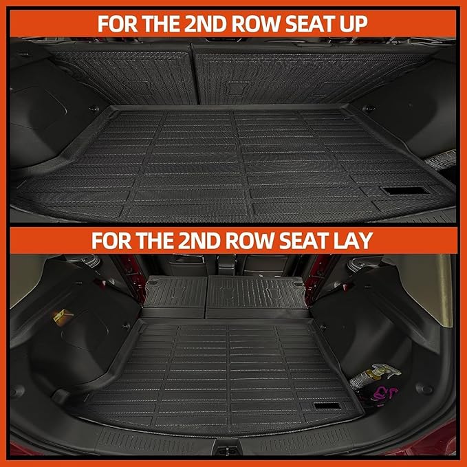 Custom Fit Floor Mats for 2010-2014 Subaru Outback, All Weather TPE Floor Liners with Trunk Mat & Backrest Protectors, Odorless Full Set Interior Accessories