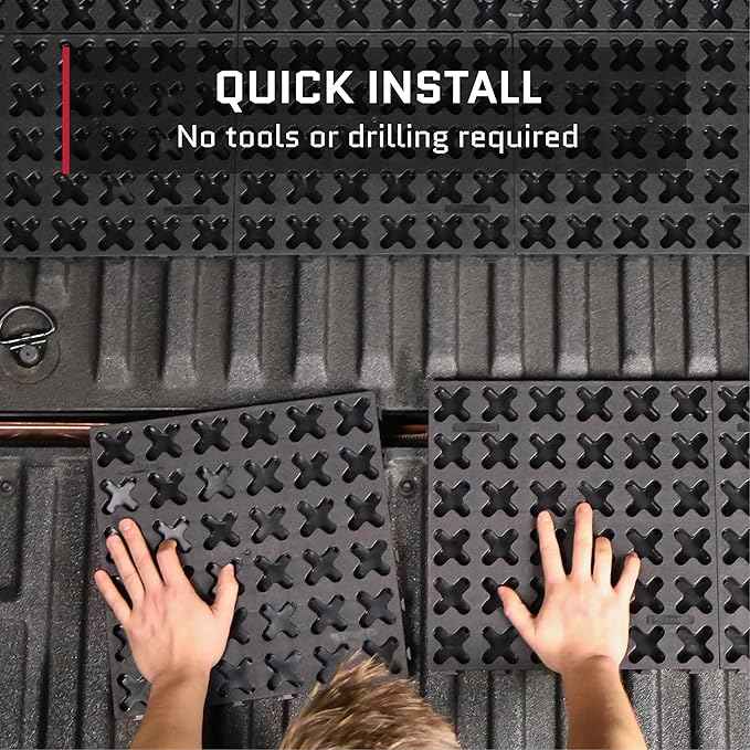 Tmat Truck Bed Organizer Storage System Slide Out Mat (Universal Fit or Standard Beds 6' to 6'5')