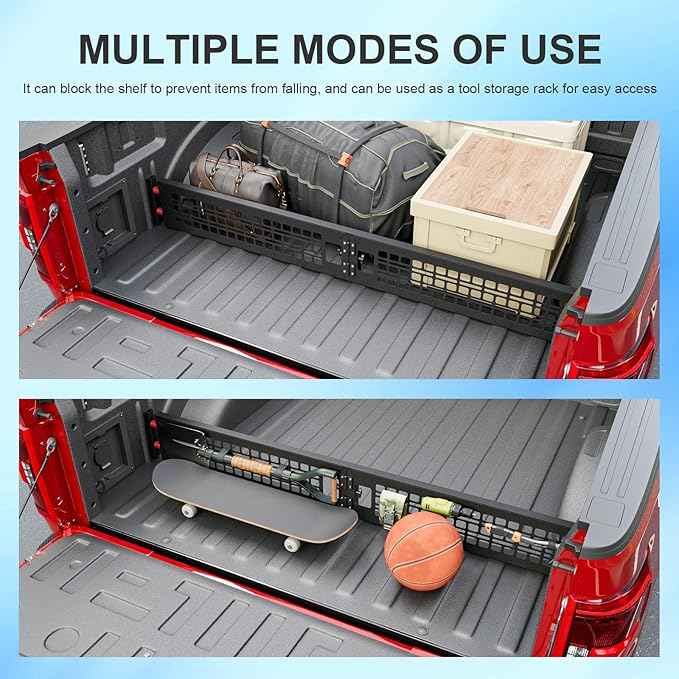 Truck Bed Divider Compatible with 2015-2026 Ford F150 Cargo Manager Molle Panel Truck Bed Organizer Replacement for 2015-2026 Ford F-150 Accessories