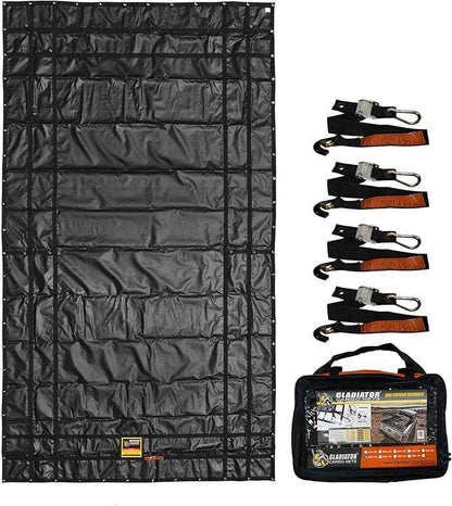Waterproof Gladiator Cargo Net - Heavy Duty Truck Tarp (7.3' x 13.3' (for 6x12 ft Trailers))