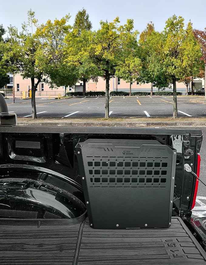 JOYTUTUS Truck Bed Storage Box Compatible with 2015-2026 F150 F250 F350, Heavy-Duty Metal Pickup Tool Box for Truck Bed, 57L Truck Bed Tool Storage Box Toolboxes, Side Tool Box Toolbox Cargo Box
