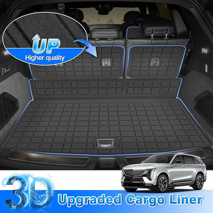 Escalade IQ Floor Mats - Car Mats for Cadillac Escalade IQ 2025, All Weather Floor Mat for Escalade IQ Accessories, Heavy Duty Rubber Mats, Car Accessories