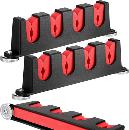 2 Pcs Magnetic Fishing Rod Holder for Car Fishing Pole Rack Vertical Rod Storage Holders for Truck Bed Boat Wall Garage Door