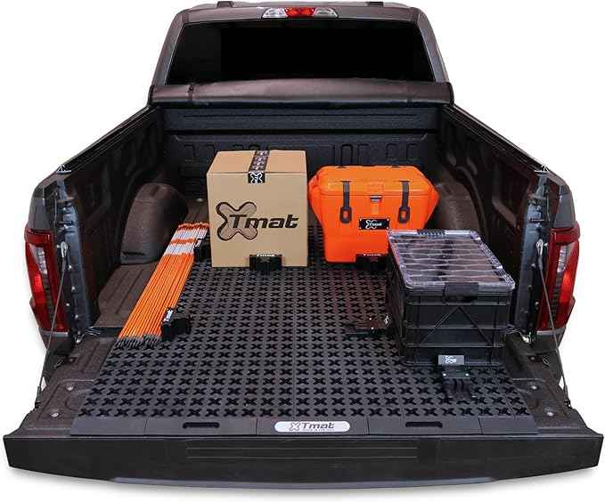 Tmat Truck Bed Organizer Storage System Slide Out Mat (Universal Fit for Long Beds 8' to 8'2")