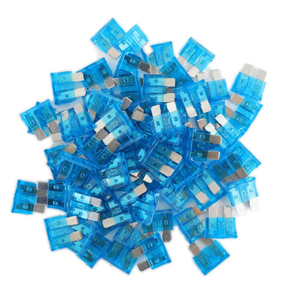 (80Pcs) 15 Amp Standard Fuse, 15A Car Blade Fuses for Car/RV/Truck/SUV/Motorcycle/Boat