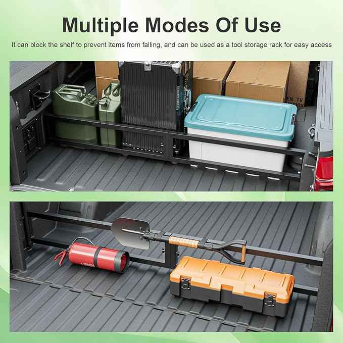 Truck Bed Divider Compatible with 2015-2026 Ford F150 Truck Bed Organizer Cargo Manager Molle Panel Replacement for 2015-2026 Ford F-150 Accessories