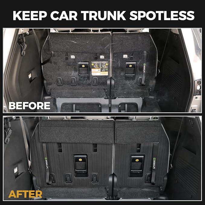 Cargo Mat for 2021-2025 Toyota Sienna, Full Coverage All Weather TPE Trunk Mat Cargo Liner for Sienna Accessories (Not for 25 Platinum Edition)