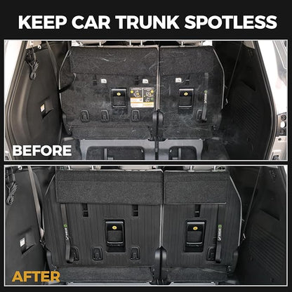 Cargo Mat for 2021-2025 Toyota Sienna, Full Coverage All Weather TPE Trunk Mat Cargo Liner for Sienna Accessories (Not for 25 Platinum Edition)
