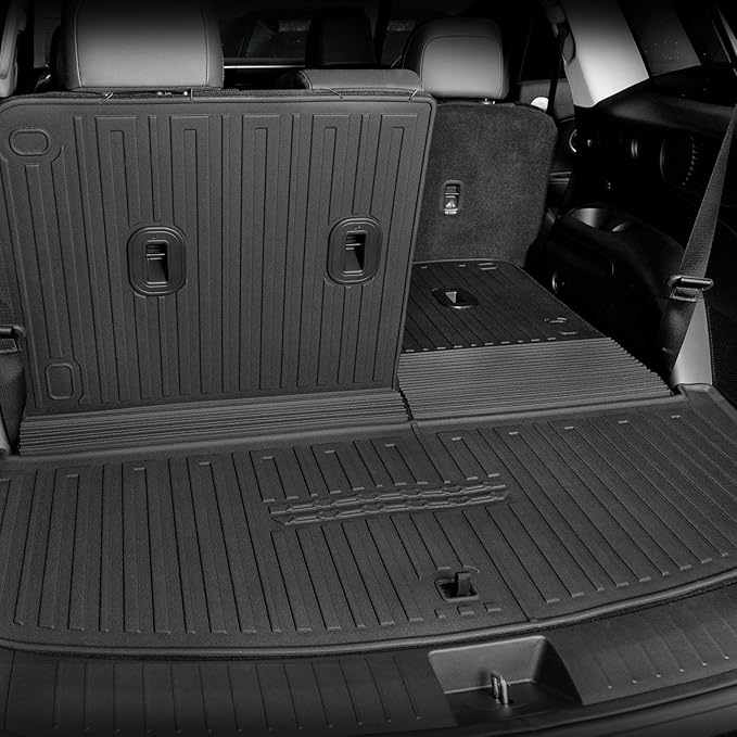 Floor Mats for Hyundai Palisade Gasoline 2026, All Weather Floor Mats Trunk Cargo Liner with Backrest Protectors Accessories, Full Coverage Set (Fit 7/8 Sests)