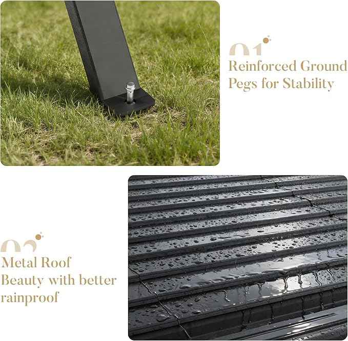 20x30 FT Heavy Duty Metal Carport Kit, Waterproof Windproof Aluminum Car Ports with Steel Shelter Frame Cover for 2 Car or Boats, Easy Assembly Tractor/Car Storage