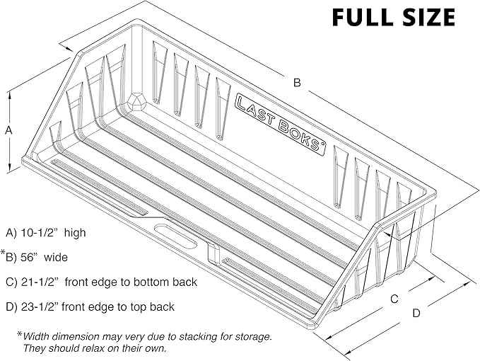 Full Size Truck Bed Cargo Box - Slides Out Onto Tailgate for Easy Access to Load and Unload - Stores and Protects Cargo in Your Truck Bed