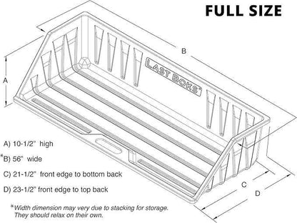 Full Size Truck Bed Cargo Box - Slides Out Onto Tailgate for Easy Access to Load and Unload - Stores and Protects Cargo in Your Truck Bed