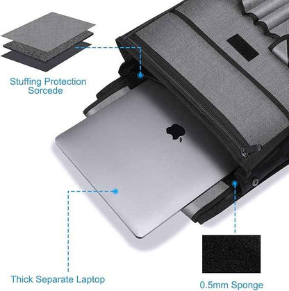 Car Front Seat Organizer| Efficient Car Organizers and Storage | Laptop,Tablet Pockets, Adjustable Straps,Kid-Friendly, Multi-Pocket, Cup Holders, Sturdy and Durable, Grey